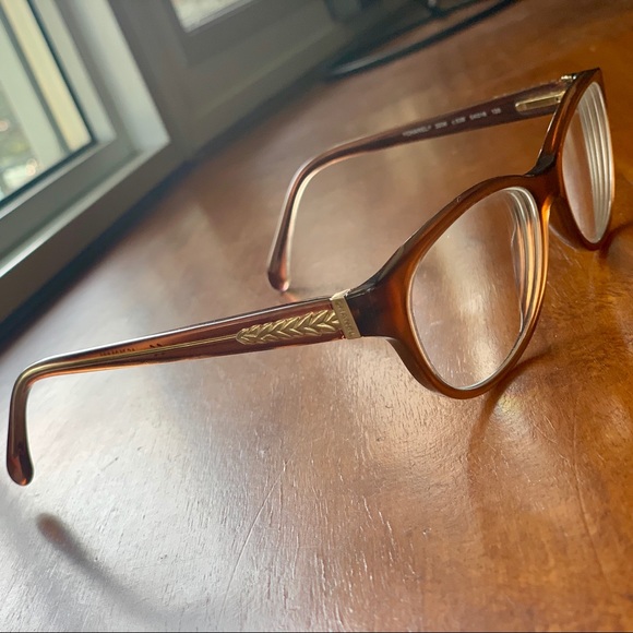 🦉{Chanel} Amber Wheat Prescription Frames 🌾 - Picture 2 of 5